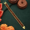 Genuine Paanch Mukhi Modern Rudraksha Bracelet With Gold Plating