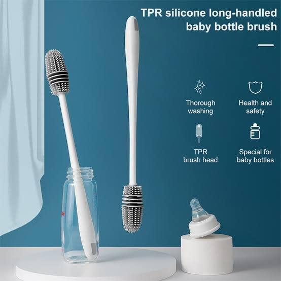 Cleaning Silicone Brush with Long Handle