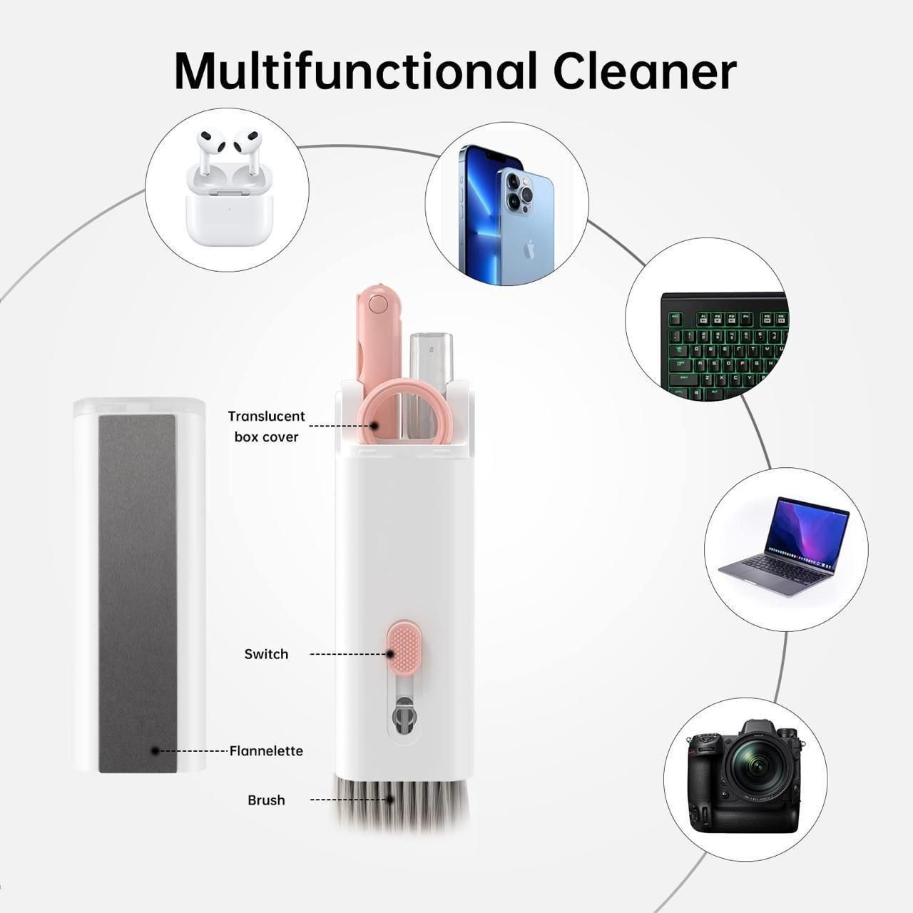 7 in 1 Electronic Cleaner Kit with Brush For Computer/ Laptop Keyboard