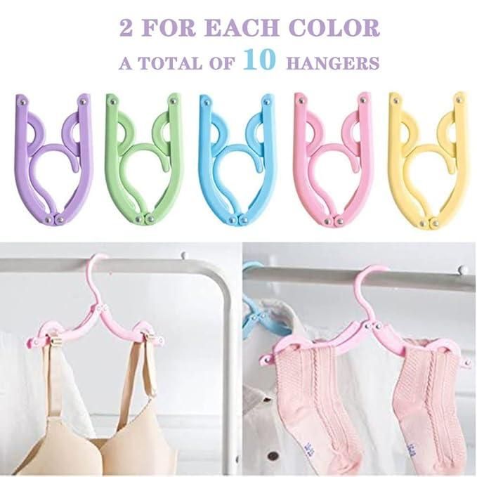 4PCS Portable Foldable Clothes  Hangers